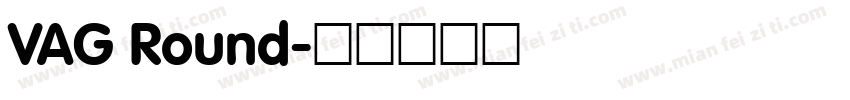 VAG Round字体转换